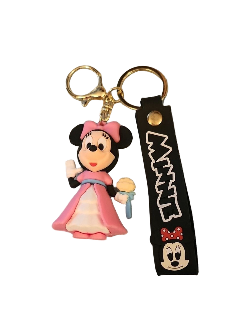 Minnie Mouse Pink Keychain